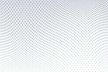 Geometrik yarım ton deseni. Dalga hareket illüzyonu.