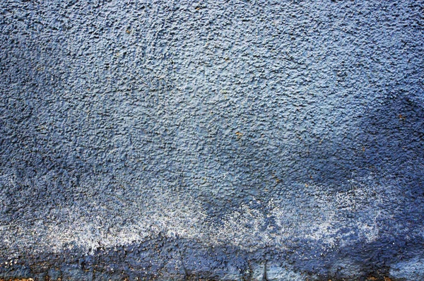 Verwitterte Oberfläche der blauen Wand. — Stockfoto