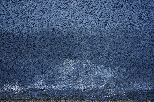 Fleckige Oberfläche der blauen Wand. — Stockfoto