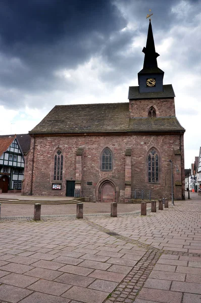 Die erste Nikolaikirche in Deutschland. — Stockfoto