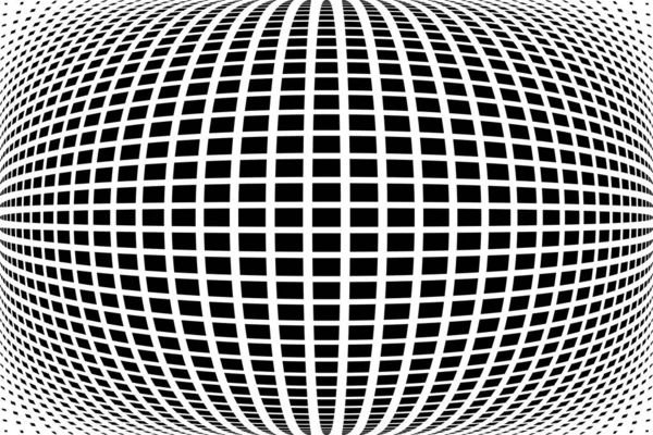 Patrón geométrico en forma esférica 3D . — Vector de stock
