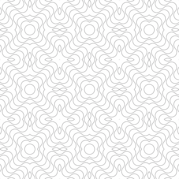 Patrón inconsútil comprobado. Textura de líneas onduladas . — Vector de stock