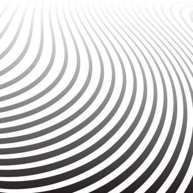 Soyut dalga çizgileri tasarımı. Çizgili desenli arka plan.