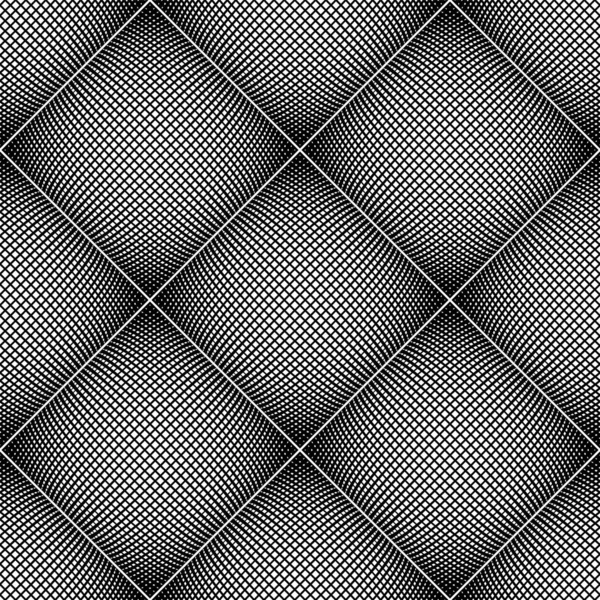 Seamless checked pattern. 3D illusion. — Stock Vector