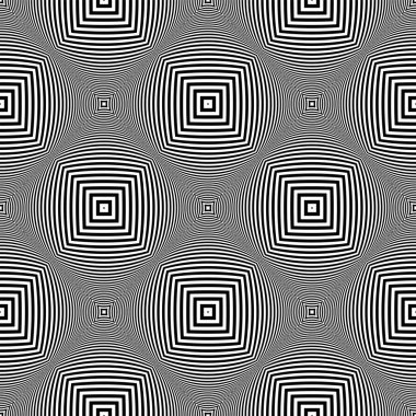 Kusursuz çapraz kontrol deseni. 3D yanılsama.