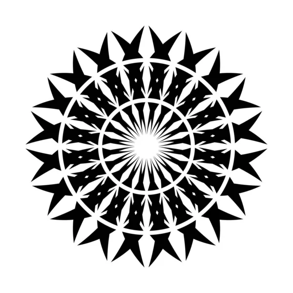 Abstract Decoratief Geometrisch Cirkel Ontwerp Element Vectorkunst — Stockvector