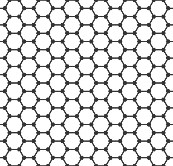 Modèle Grille Hexagones Géométriques Sans Couture Art Vectoriel — Image vectorielle