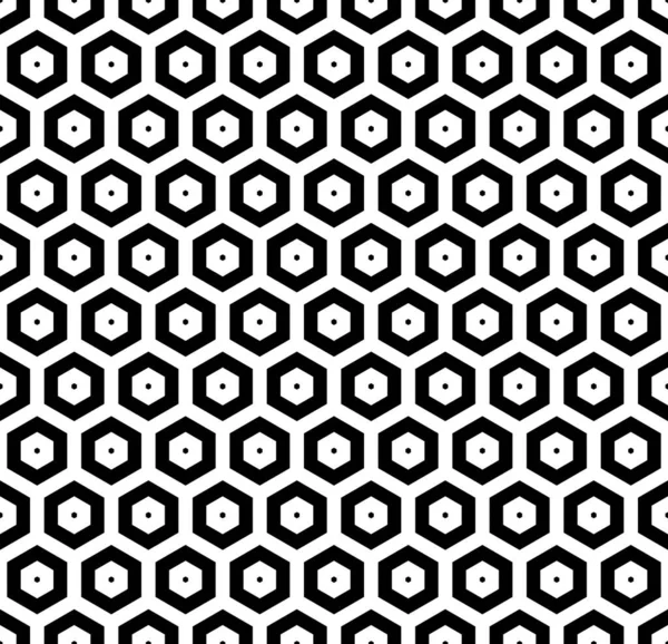 Modèle Hexagonal Géométrique Sans Couture Abstrait Art Vectoriel — Image vectorielle