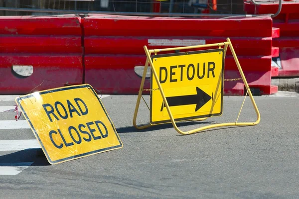 Road Construction detour — Stock Photo, Image