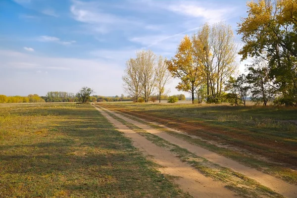 Barren field in the countryside — Stock Photo, Image