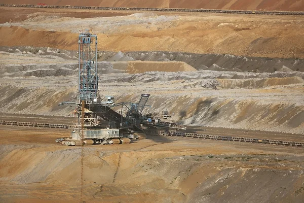Těžba uhelného dolu — Stock fotografie