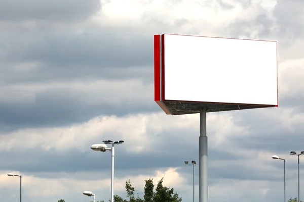 Billboard prázdné sloupce — Stock fotografie