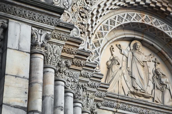 Decorated Church Columns — Stock Photo, Image