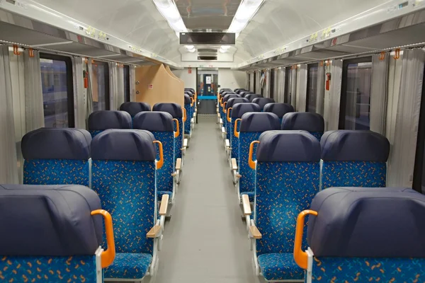 Interno del treno passeggeri — Foto Stock