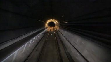Metro yolculuğu görünümü