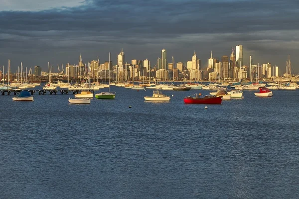 Melbourne vista sulla città — Foto Stock