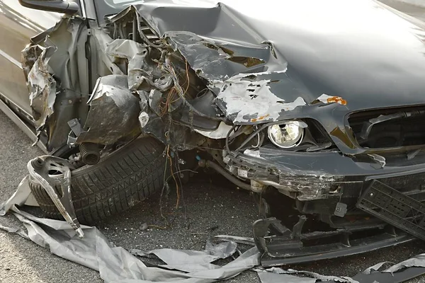 Detalle del accidente de coche —  Fotos de Stock