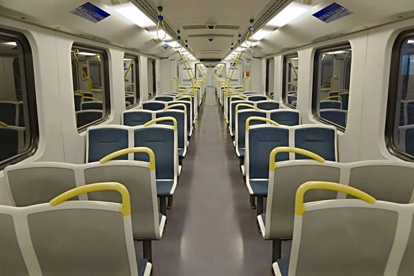 Passenger Train interior — Stock Photo, Image