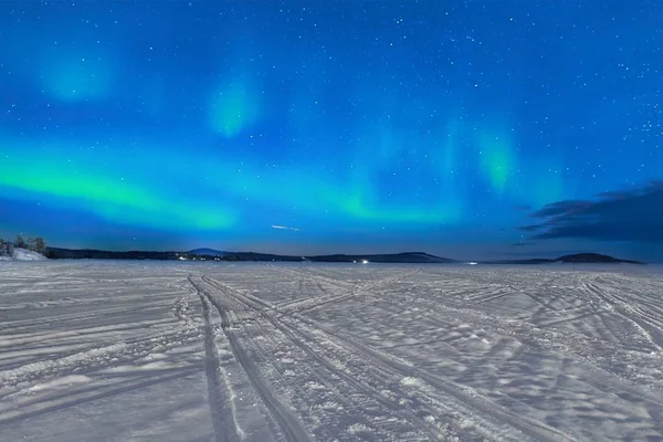 Northern Lights in Lapland — Stock Photo, Image