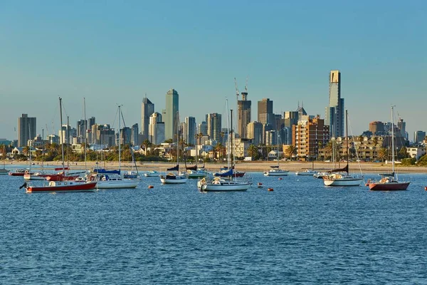 Melbourne vista sulla città — Foto Stock