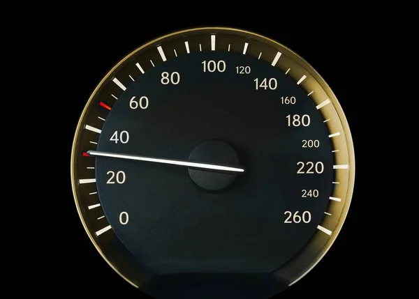 Спідометр автомобіля — стокове фото