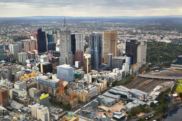 Melbourne yukarıdan — Stok fotoğraf