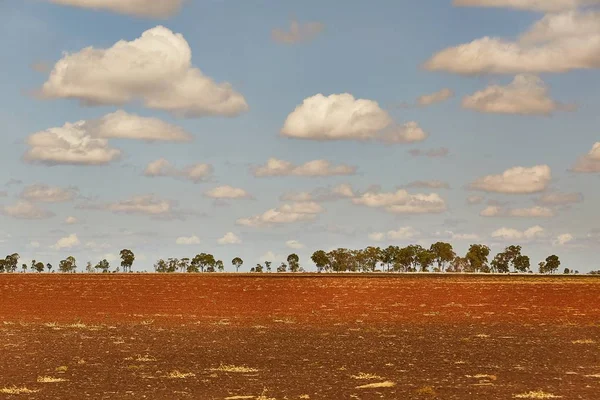 Unendliches karges Feld — Stockfoto