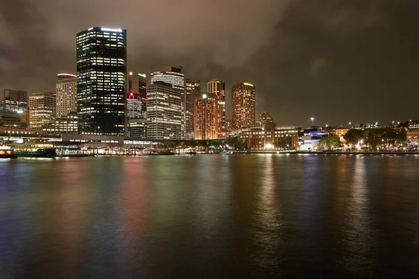 Vista nocturna de Sydney —  Fotos de Stock