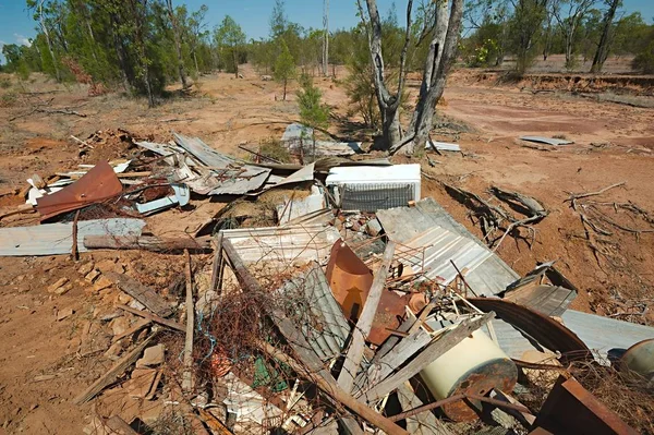 Debris junk pile