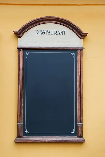 Menù del ristorante — Foto Stock