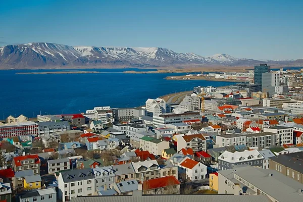 Reykjavik görünümünü — Stok fotoğraf