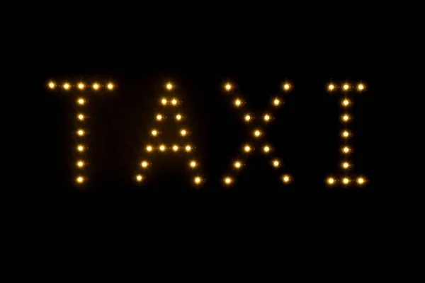 Taxi light sign — Stock Photo, Image