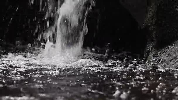 Wasserfall Detail Zeitlupe — Stockvideo