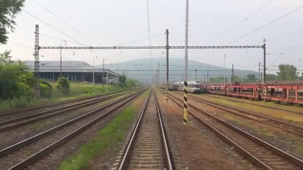 Demiryolu bakış açısı — Stok video