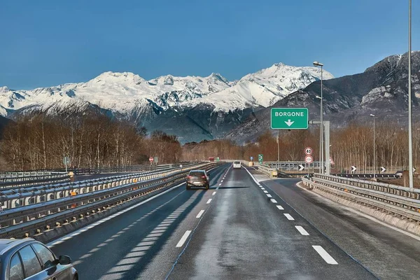 意大利的高速公路 — 图库照片