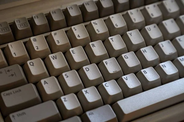 Detalle de teclado antiguo — Foto de Stock