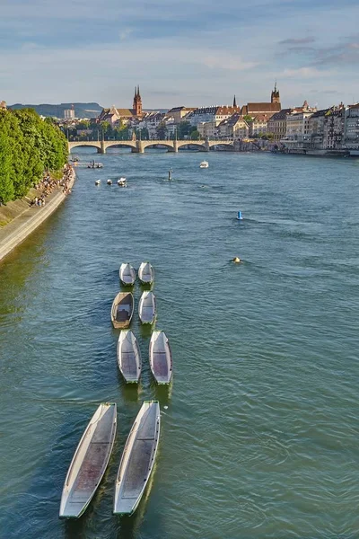 Basel, İsviçre'nin görünümü — Stok fotoğraf