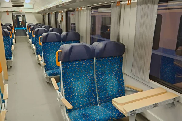 Passenger Train interior — Stock Photo, Image