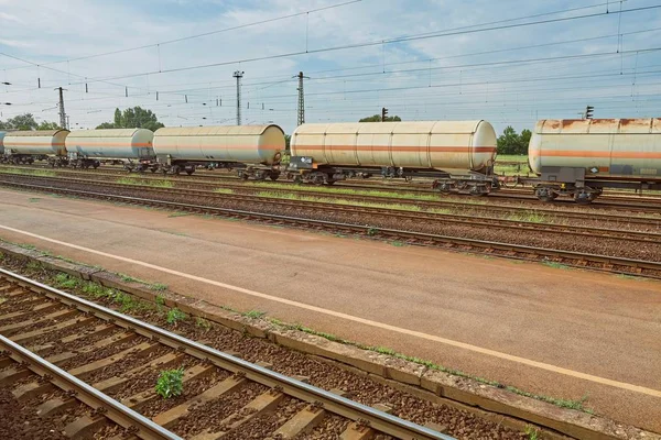 Güterwaggons — Stockfoto
