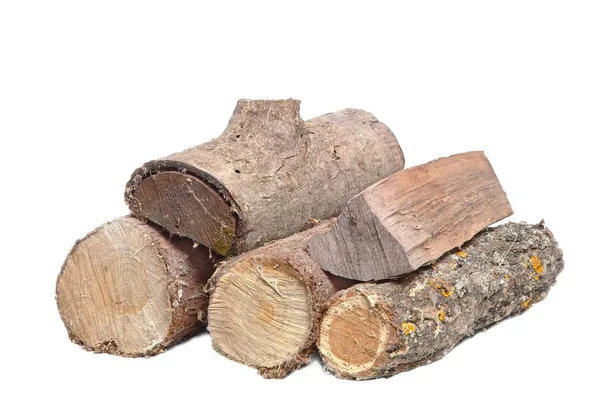 Log wood pile — Stock Photo, Image