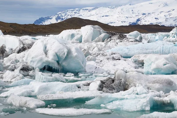 Lago glacial en Islandia — Foto de Stock