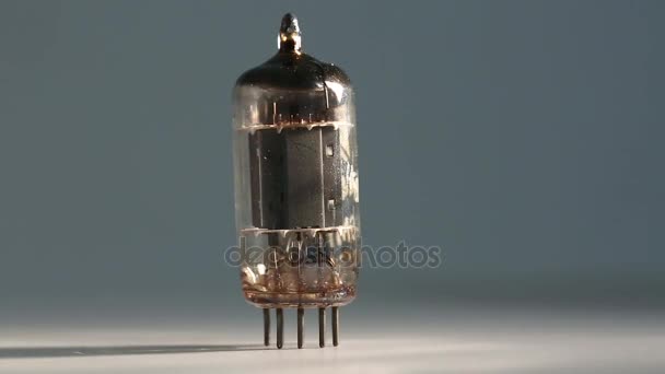 Vacuum Tube Closeup — Stock Video