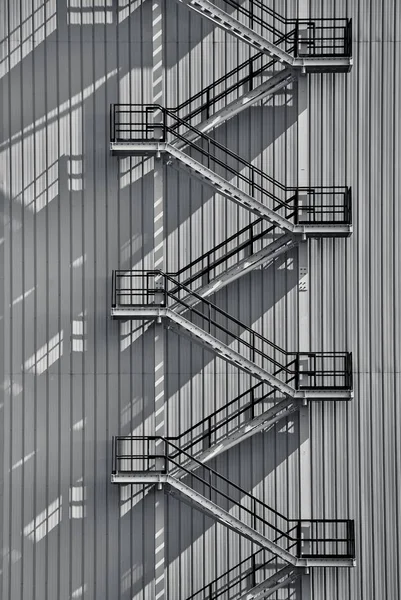 Industrial Exterior Staircase — Stock Photo, Image