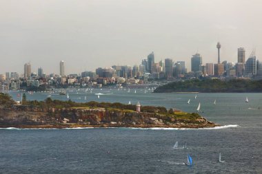 Sydney şehir manzaralı Kuzey tepeden