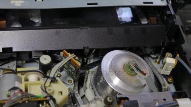 VHS Video kaset çalar içinde