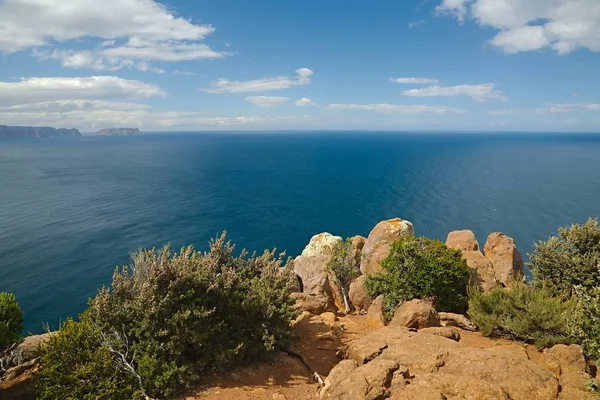 Zeezicht vanaf Cape Raoul — Stockfoto