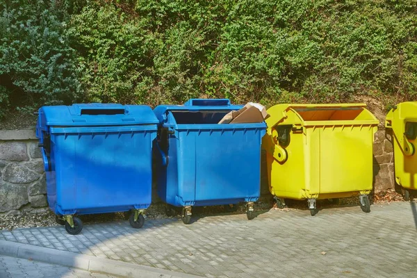 Stof bin containers — Stockfoto