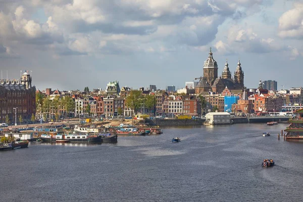 Uitzicht op Amsterdam — Stockfoto