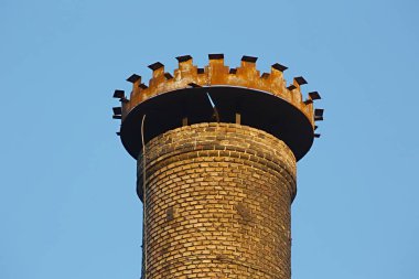 eski endüstriyel baca