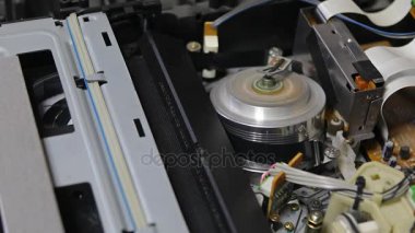 VHS Video kaset çalar içinde